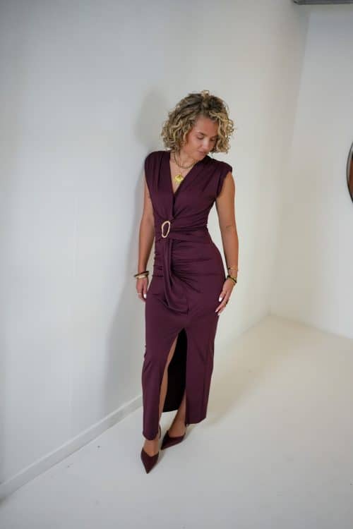 Sanne Dress Bordeaux