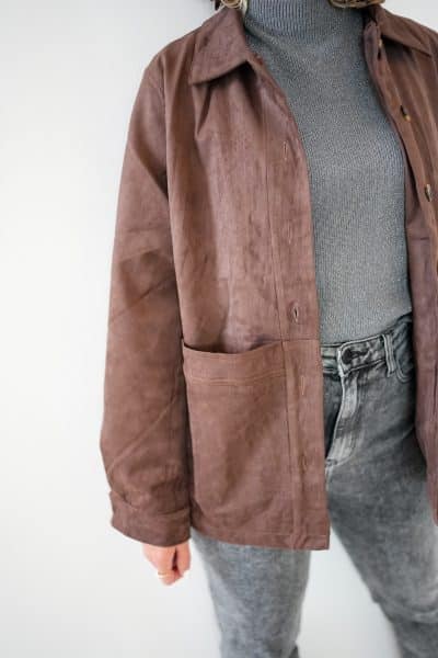 Sienna Suede Jacket Brown - Afbeelding 5