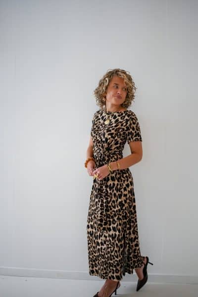 Dio Leopard Dress - Afbeelding 4