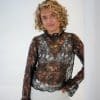 Sophia Blouse Choco Glitter