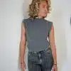 Ivy Lurex Top Grey