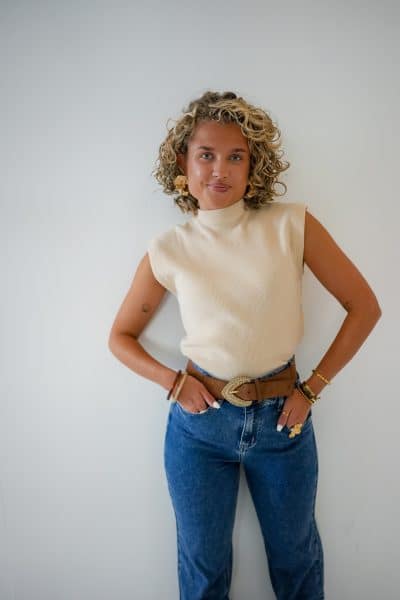 Ivy Top Beige - Afbeelding 4