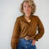 Vive Brown Blouse