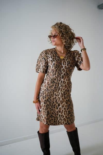 Dani Leopard Dress - Afbeelding 2