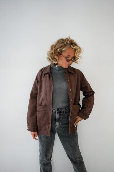 Sienna Suede Jacket Brown - Afbeelding 6