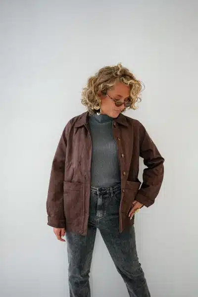 Sienna Suede Jacket Brown - Afbeelding 6