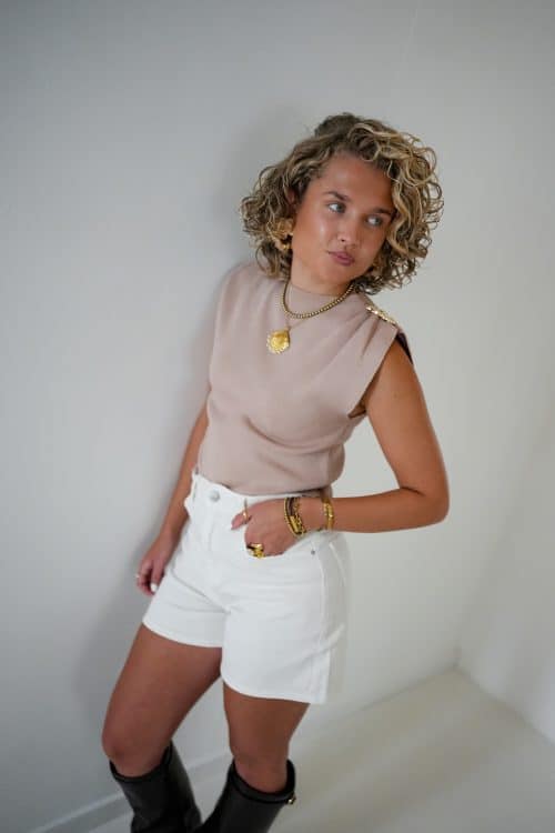 Joni Top Taupe