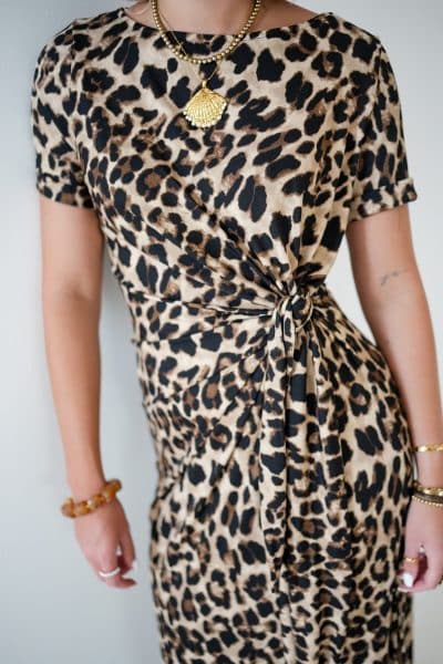 Dio Leopard Dress - Afbeelding 7