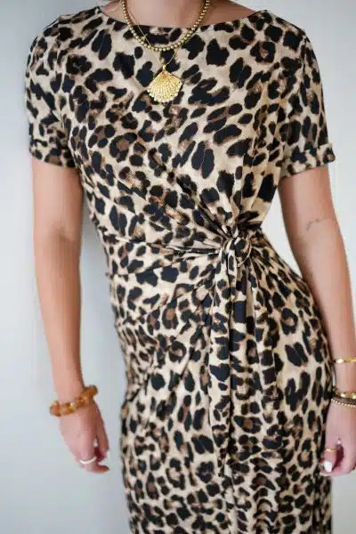 Dio Leopard Dress - Afbeelding 7