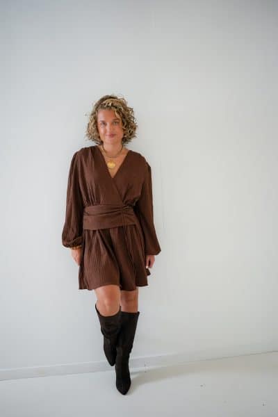 Abby Dress Choco