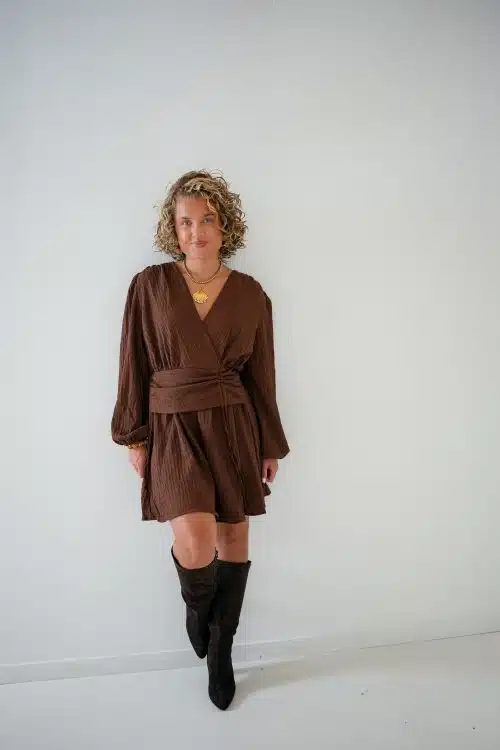 Abby Dress Choco