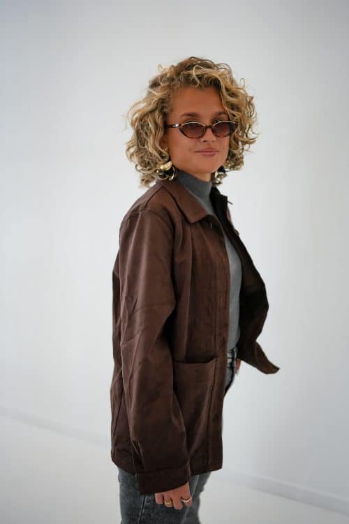 Sienna Suede Jacket Brown