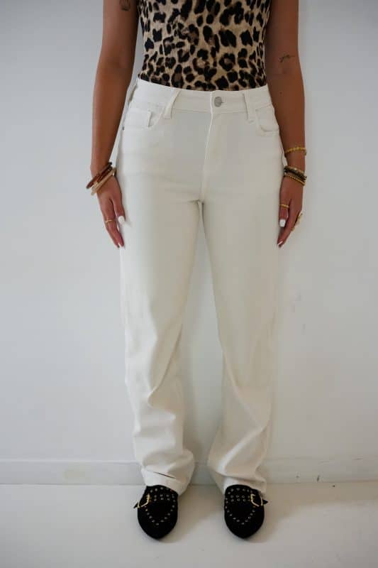 Pien Straight Jeans Offwhite 3019
