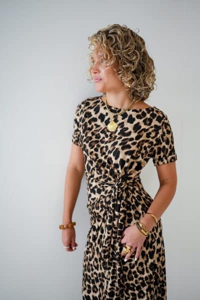 Dio Leopard Dress - Afbeelding 2
