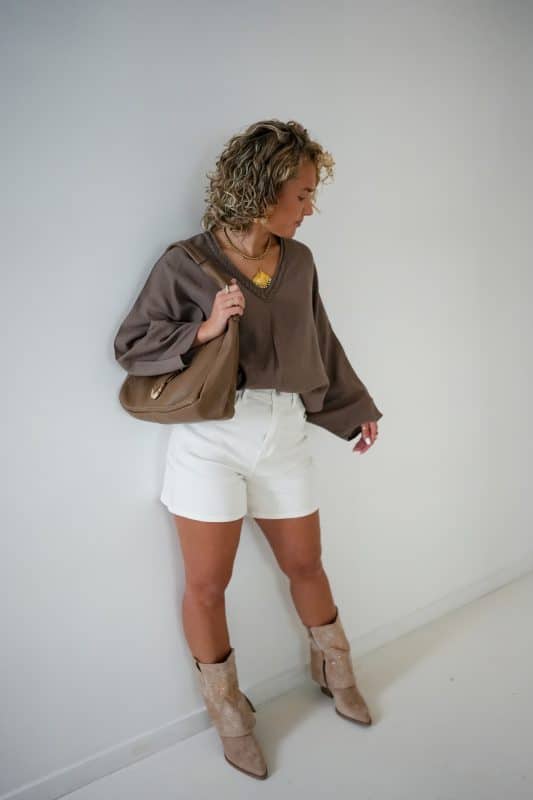 Alternative view of Abby Blouse Khaki