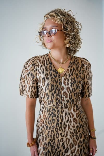 Dani Leopard Dress - Afbeelding 4