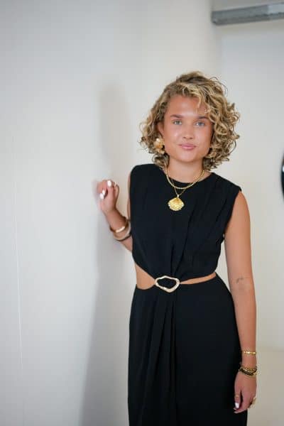 Lora Cutout Dress Black - Afbeelding 2