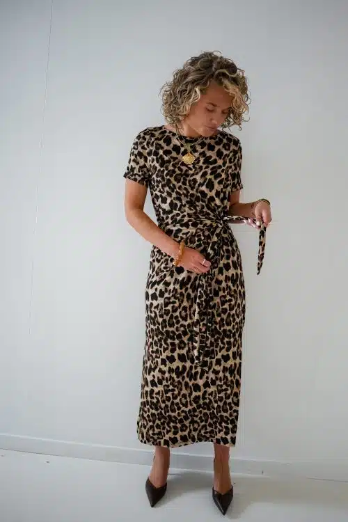 Dio Leopard Dress - l