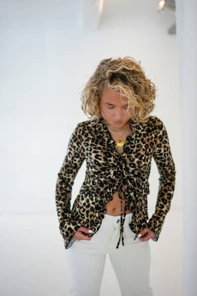 Liona Blouse Leopard - Afbeelding 2