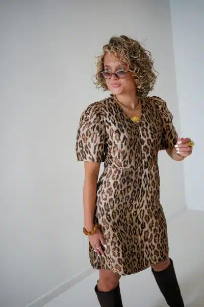 Dani Leopard Dress - Afbeelding 7