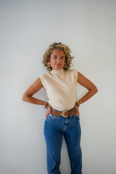 Ivy Top Beige