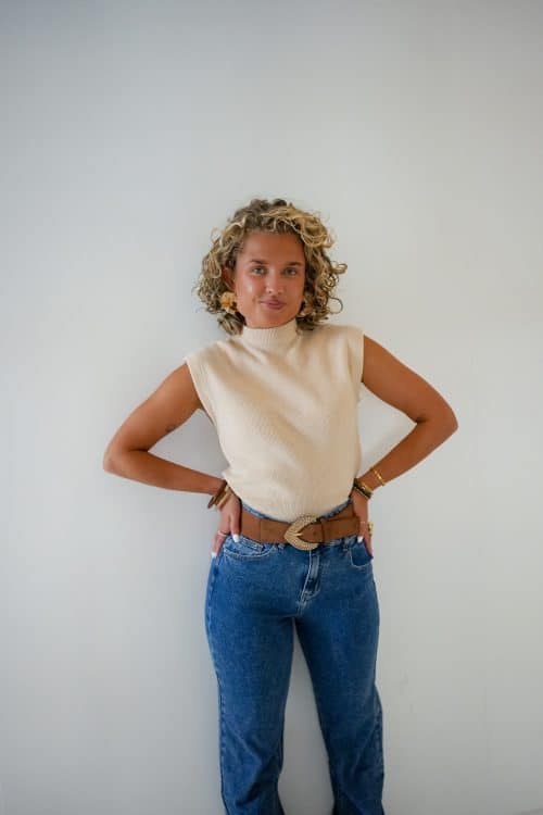 Ivy Top Beige