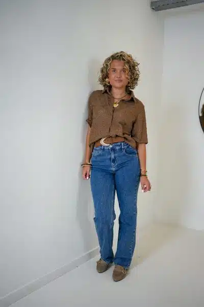 Iris Blouse Camel - Afbeelding 8