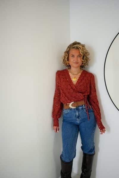 Noella Wraptop Rust - Afbeelding 2