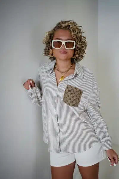Gigi Blouse Beige - Afbeelding 6