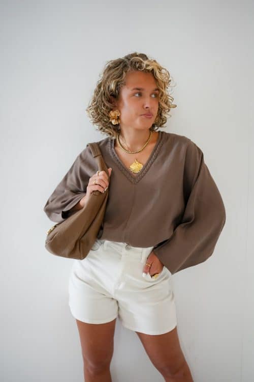 Abby Blouse Khaki