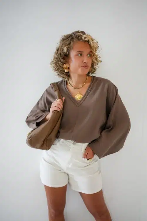 Abby Blouse Khaki