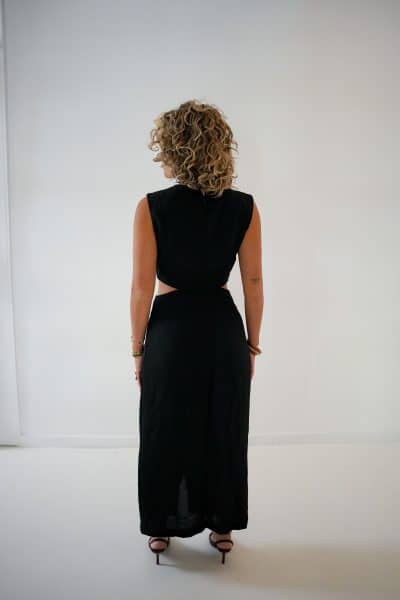 Lora Cutout Dress Black - Afbeelding 7
