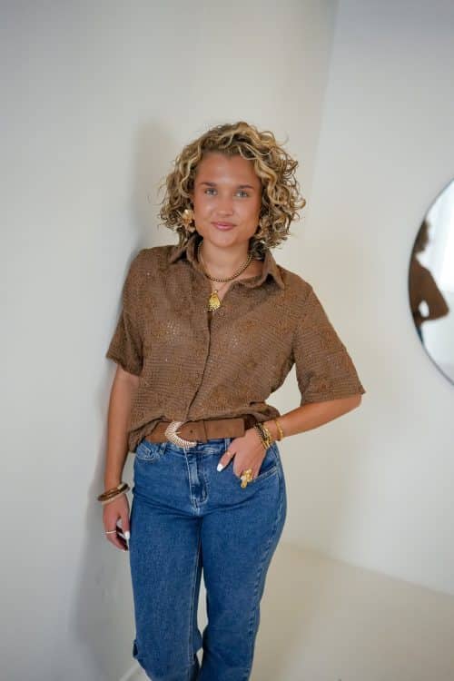 Iris Blouse Camel