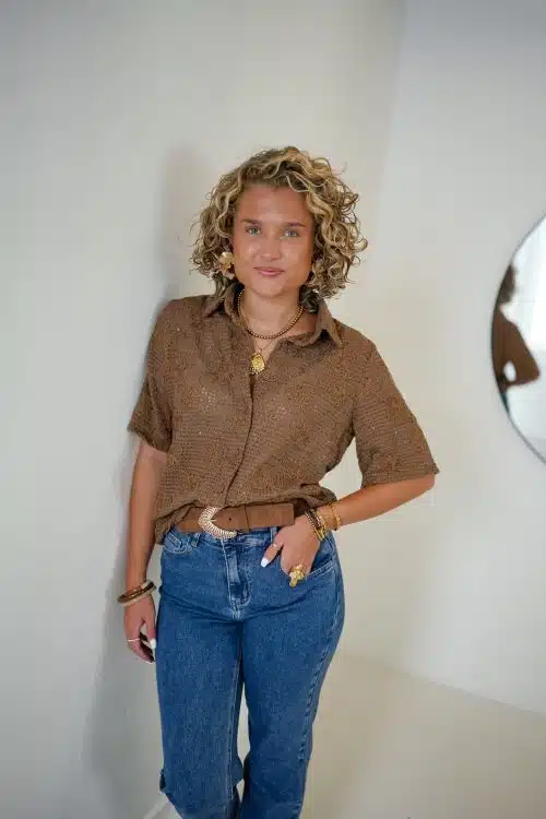 Iris Blouse Camel