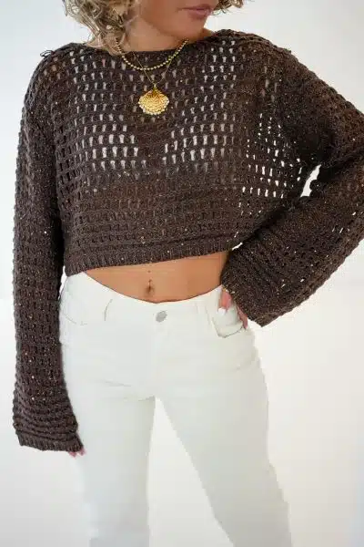 Mae Sweater Choco - Afbeelding 4