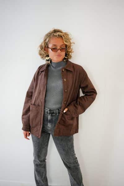 Sienna Suede Jacket Brown - Afbeelding 4