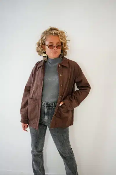 Sienna Suede Jacket Brown - Afbeelding 4