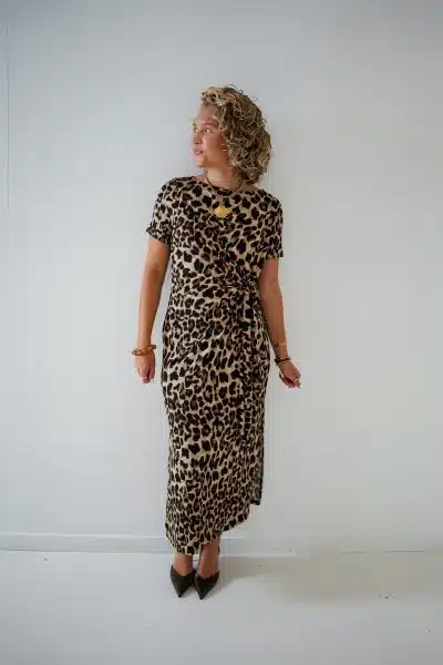 Dio Leopard Dress - Afbeelding 6