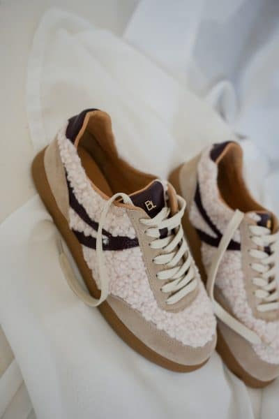 Babouche Mia Sneakers Teddy Bordeaux Beige - Afbeelding 5