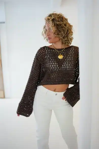 Mae Sweater Choco - Afbeelding 2