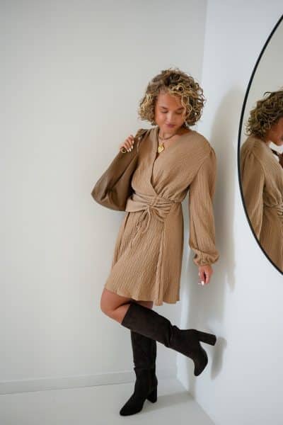 Hailey Dress Beige
