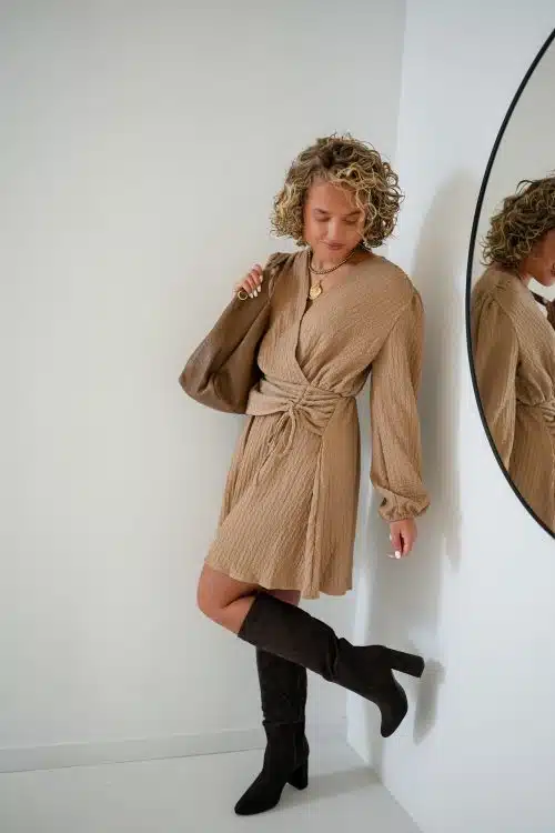 Hailey Dress Beige