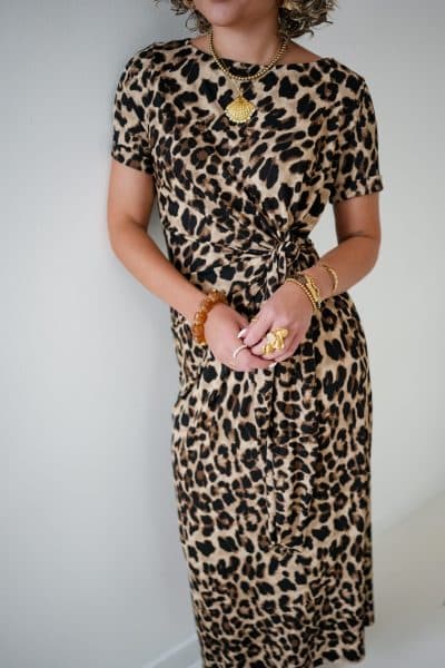 Dio Leopard Dress - Afbeelding 3