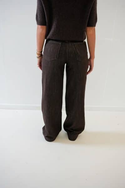 Joy Straight Jeans Choco - Afbeelding 3