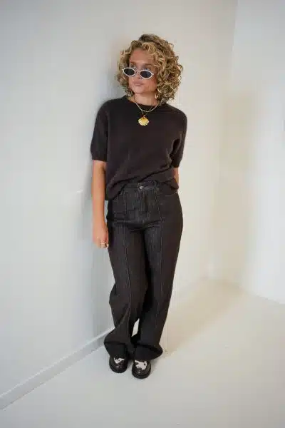 Gaelle Sweater Choco - Afbeelding 6