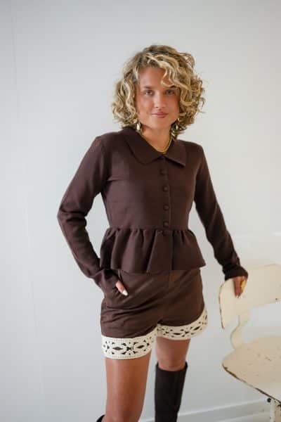 Zoey Top Choco