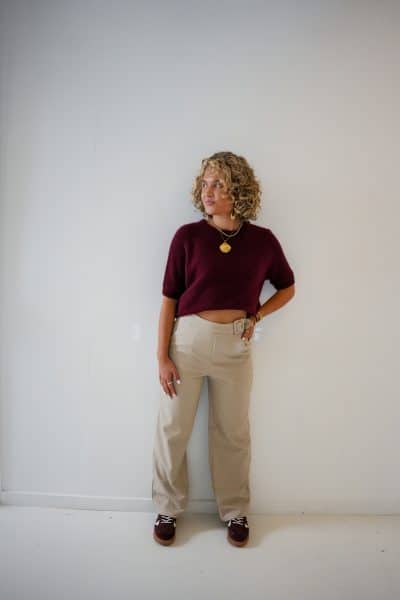 Vero Pants Beige - Afbeelding 2