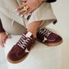 Dwrs Mirabel Bordeaux Offwhite Sneaker