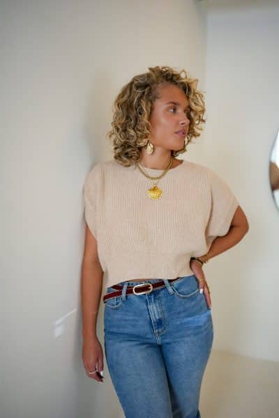 Tobi Top Beige - Afbeelding 3