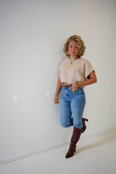 Tobi Top Beige - Afbeelding 4